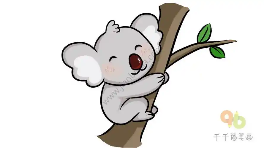 考拉简笔画考拉简笔画卡通图片