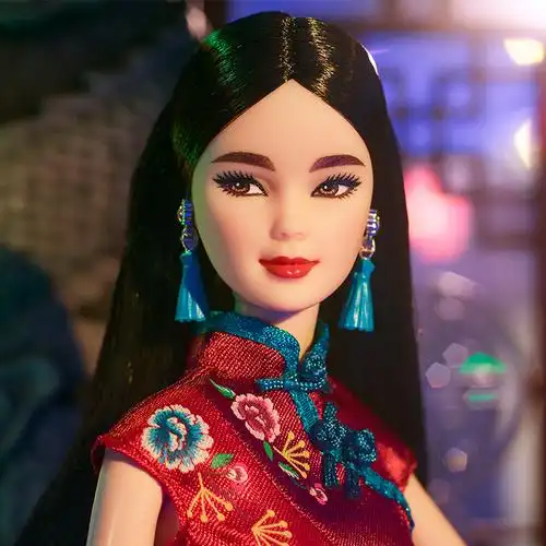 芭比娃娃barbie中国风限定娃娃珍藏款 国潮公主收藏过家家玩具