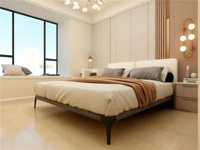 浦东东方路135北欧三室两厅卧室装修效果图