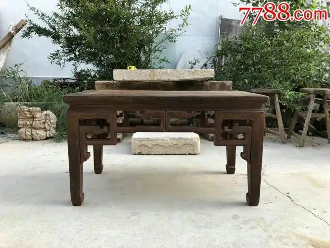 民国榨桑木小茶桌