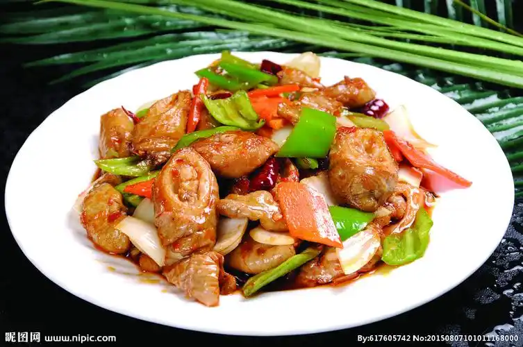 尖椒炒大肠头图片