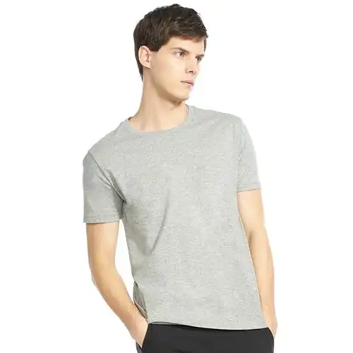 三枪短袖t恤男纯棉圆领男士青年中年纯白爸爸休闲打底汗衫夏季