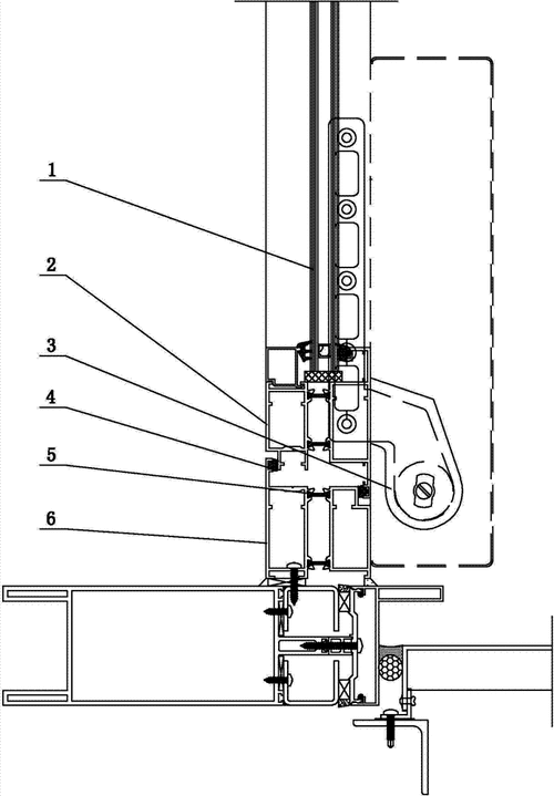 密封性和断热性好的有框地弹门