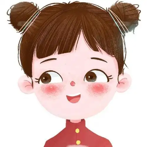 短发长发丸子头总是那么可爱,甜萌的女生漫画头像