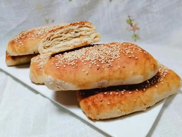 辰辰妈8665做的花生酱油酥火烧