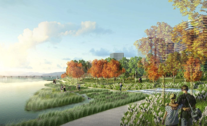 [广东]重生水乡艺术滨水带状公园景观设计方案(swa景观公司)