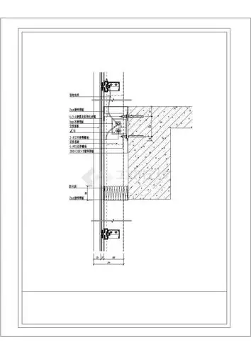 某玻璃幕墙节点图cad详细构造施工图_通用节点详图_土木在线