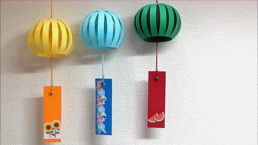 手工折纸吊坠风铃