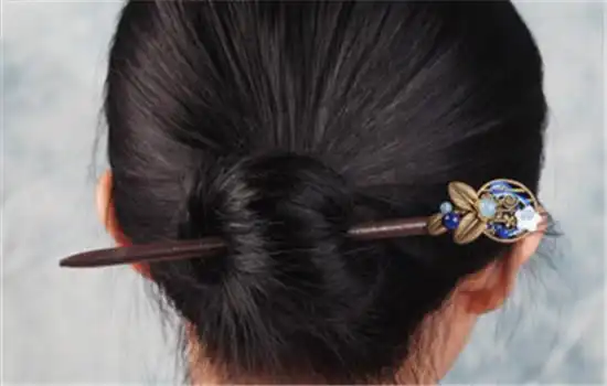 古典舞簪子盘发教程