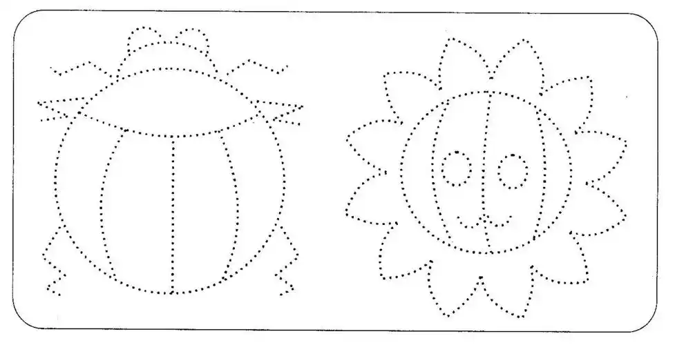 图形简笔画 虚线 (第1页)