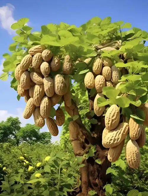 田园惊现花生树农民的嫁接神技你敢信