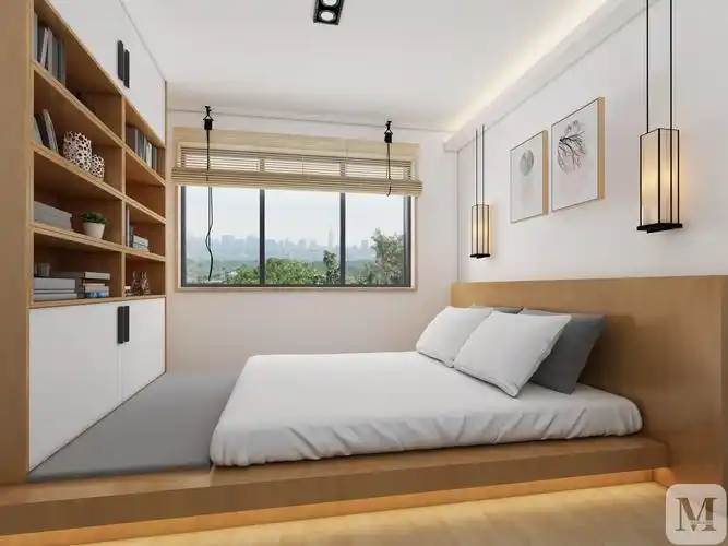 日式卧室吊顶装修效果图