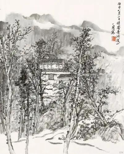 云山清影潘一见山水画展在荣宝斋当代艺术馆隆重开幕