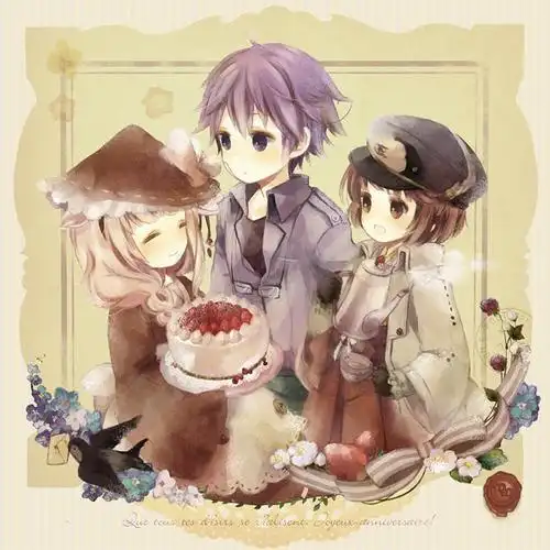 二女一男的头像