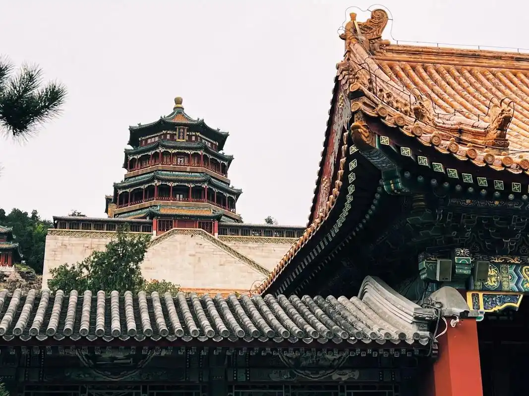 古建筑之美.#vlog日常 #随拍 #颐和园 路过颐和园, - 抖音