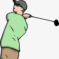 高尔夫运动头像 卡通高尔夫运动项目头像