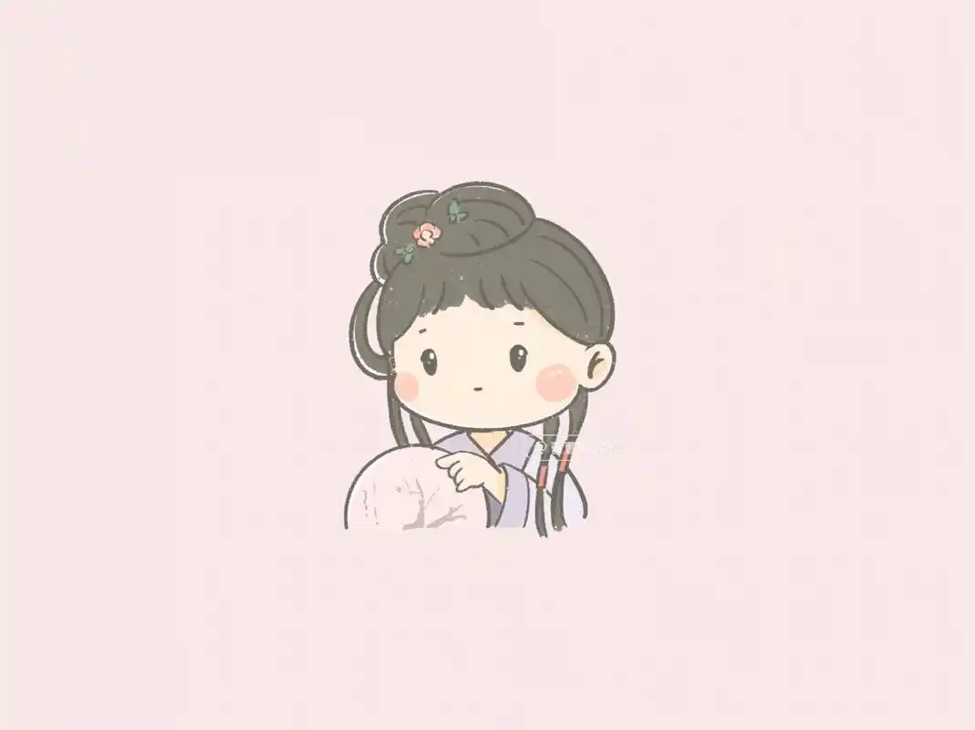 ipad简笔画|procreate画林黛玉 闲静时如姣花照水,行动处似弱柳扶风.