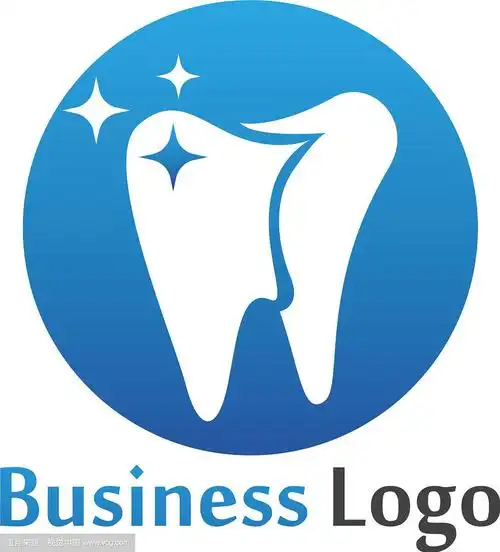 牙科保健标志和符号模板