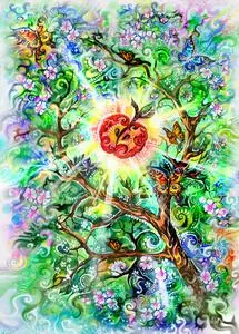 生命之树树画画图片