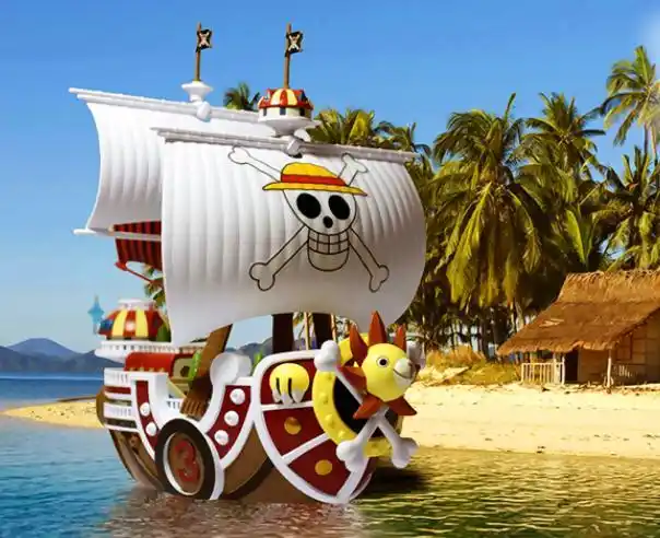 海贼王中"最漂亮"的5艘海贼船,路飞的可爱,红发的霸气!