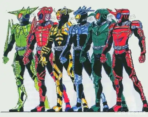 假面骑士甲斗官方废稿形象设计图公开 初稿形象酷似独角兽高达