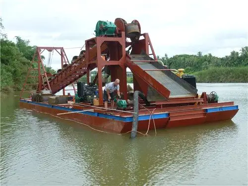天津挖沙船潍坊特金重工河道挖沙船