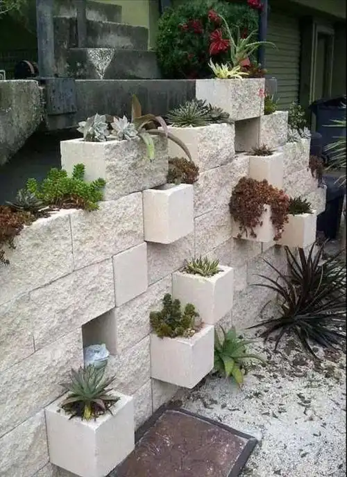 用农家"最普通的砖",造就最美的景|红砖|装饰墙|矮墙|石板|空心砖