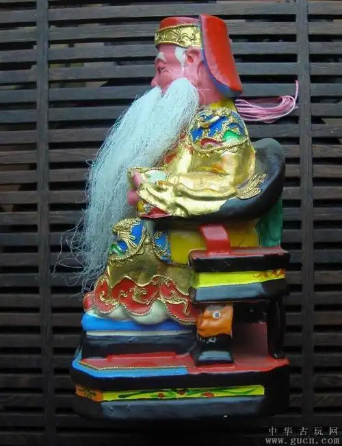 民国财神爷(佛像木器)