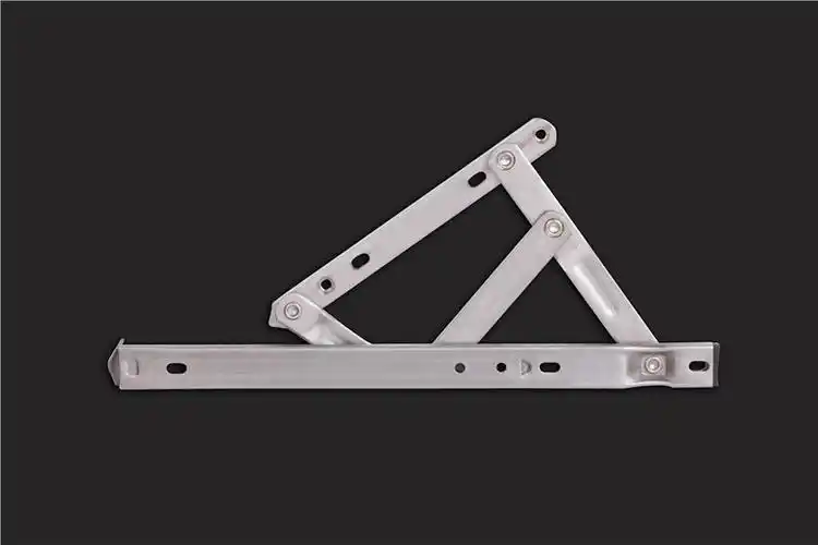 304滑撑四连杆12寸窗撑22方槽铰链上悬门窗五金批发厂家直供