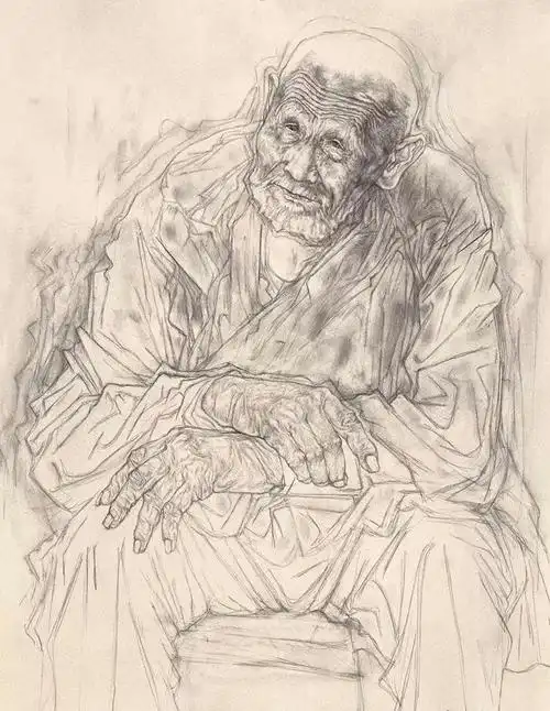 央美教授唐勇力线性素描