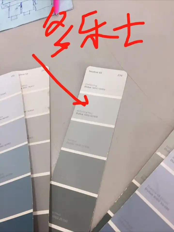 公布下邻居家多乐士灰色墙漆色号_多乐士怎么样_浅灰_立邦怎么样_挚纯