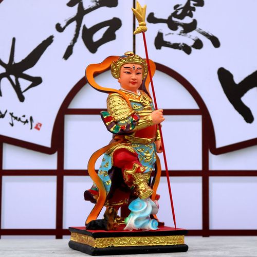 二郎神神像杨戬佛像16寸站像灌口神二郎神供奉12寸二郎神君30厘米【15