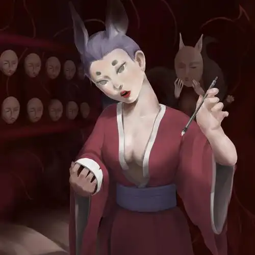 画皮插画图片壁纸