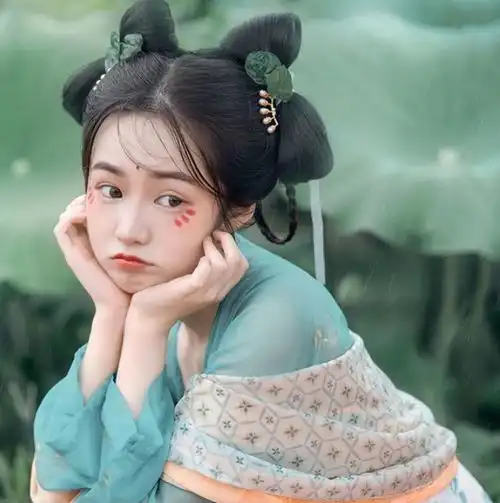 蝴蝶结发包古装假发可爱少女发髻同款可悠髻日常简约好搭配发型