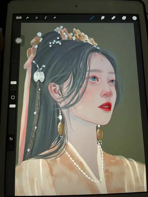 白鹿插画图片壁纸