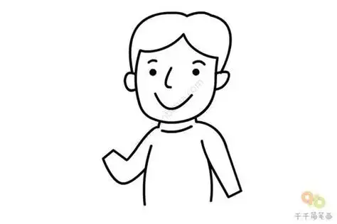 爸爸简笔画爸爸简笔画简单又帅气