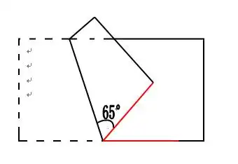 角1等于65° 红色的角多少度?