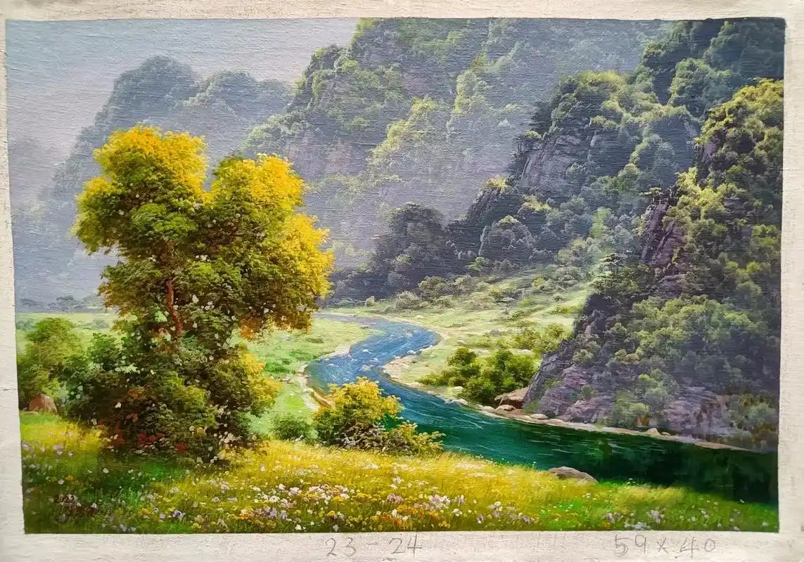 朝鲜油画作品 喜欢可以联系我! - 抖音