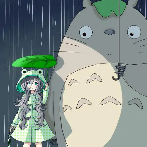 龙猫图片卡通可爱