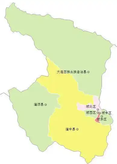 青海省西宁市有哪几个区组成?