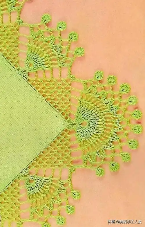 几款漂亮的钩针花边漂亮的钩针床罩图解