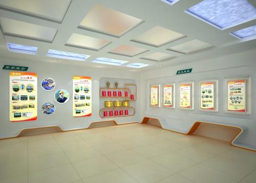 荣誉室设计 服务中心公司文化墙企业文化墙展馆形象墙荣誉展厅