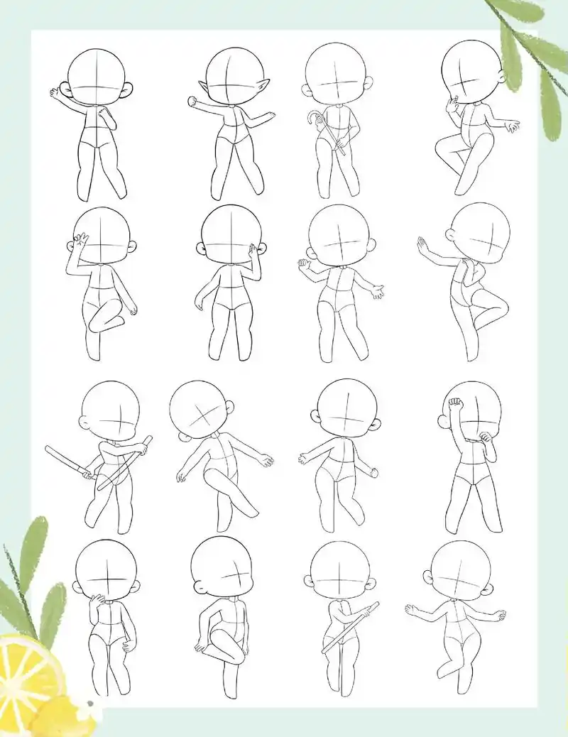 5头身动态合集.q版萌萌2.5头身动态合集#q版 # - 抖音