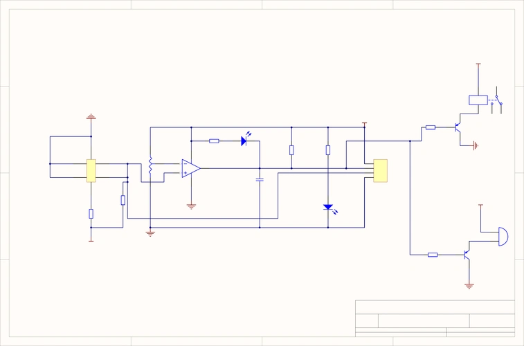 模块电路图-模块驱动继电器,蜂鸣器电路图