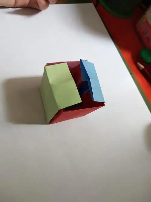 向日葵美术手工篇――正方体纸盒子