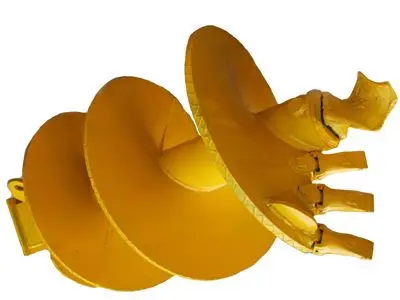 供应专业旋挖钻头:土层单头单螺旋