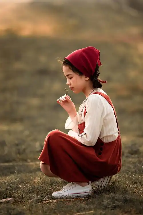 爱豆创意摄影巍巍的儿童摄影作品《牧羊》