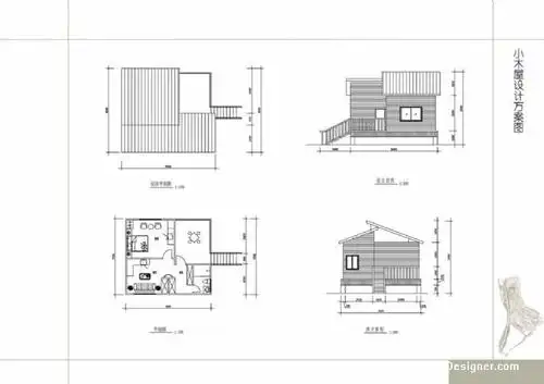 作品6:小木屋设计方案图三-凤玲的设计师家园-田园