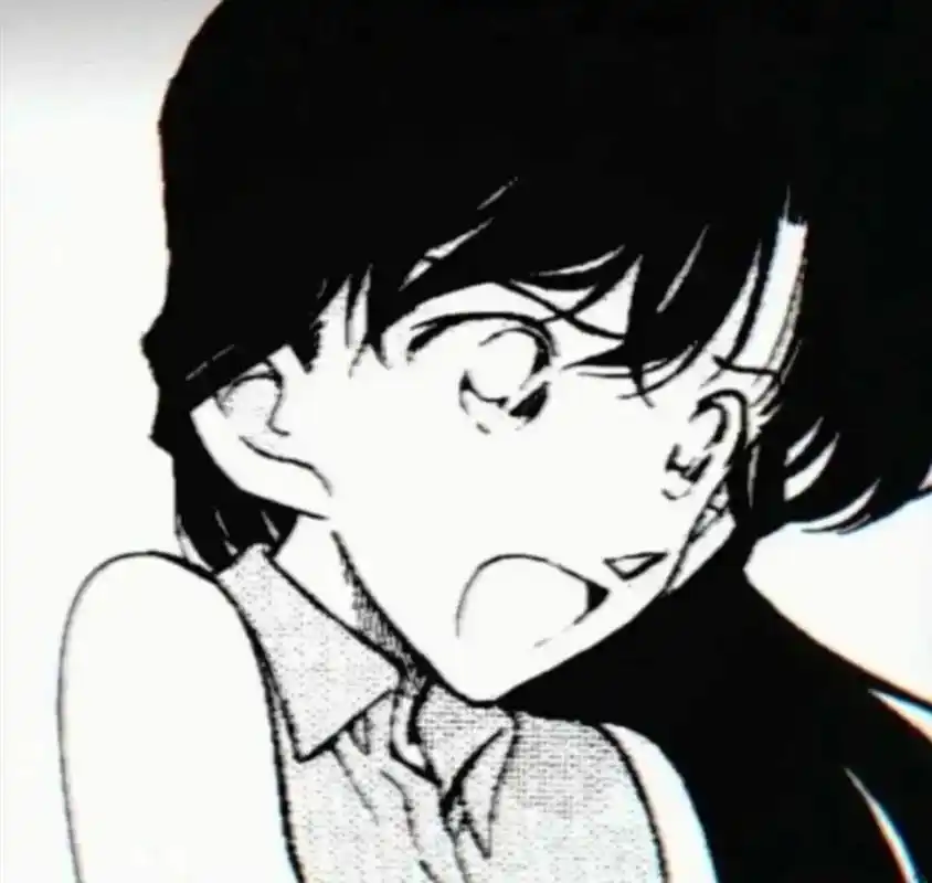 毛利兰 #黑白系   小兰头像 - 抖音