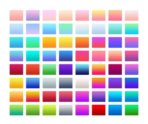 自配多种常用微渐变